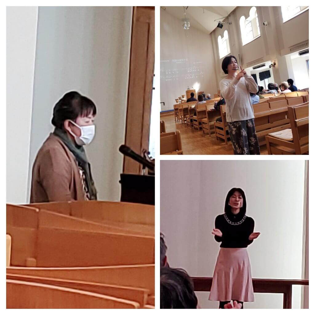 手話賛美の様子